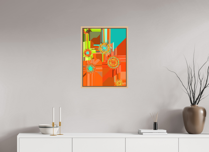 45 x 60 cm, Fine Art Print on Alu-Dibond in Floater Frame Turbo Lenz #2