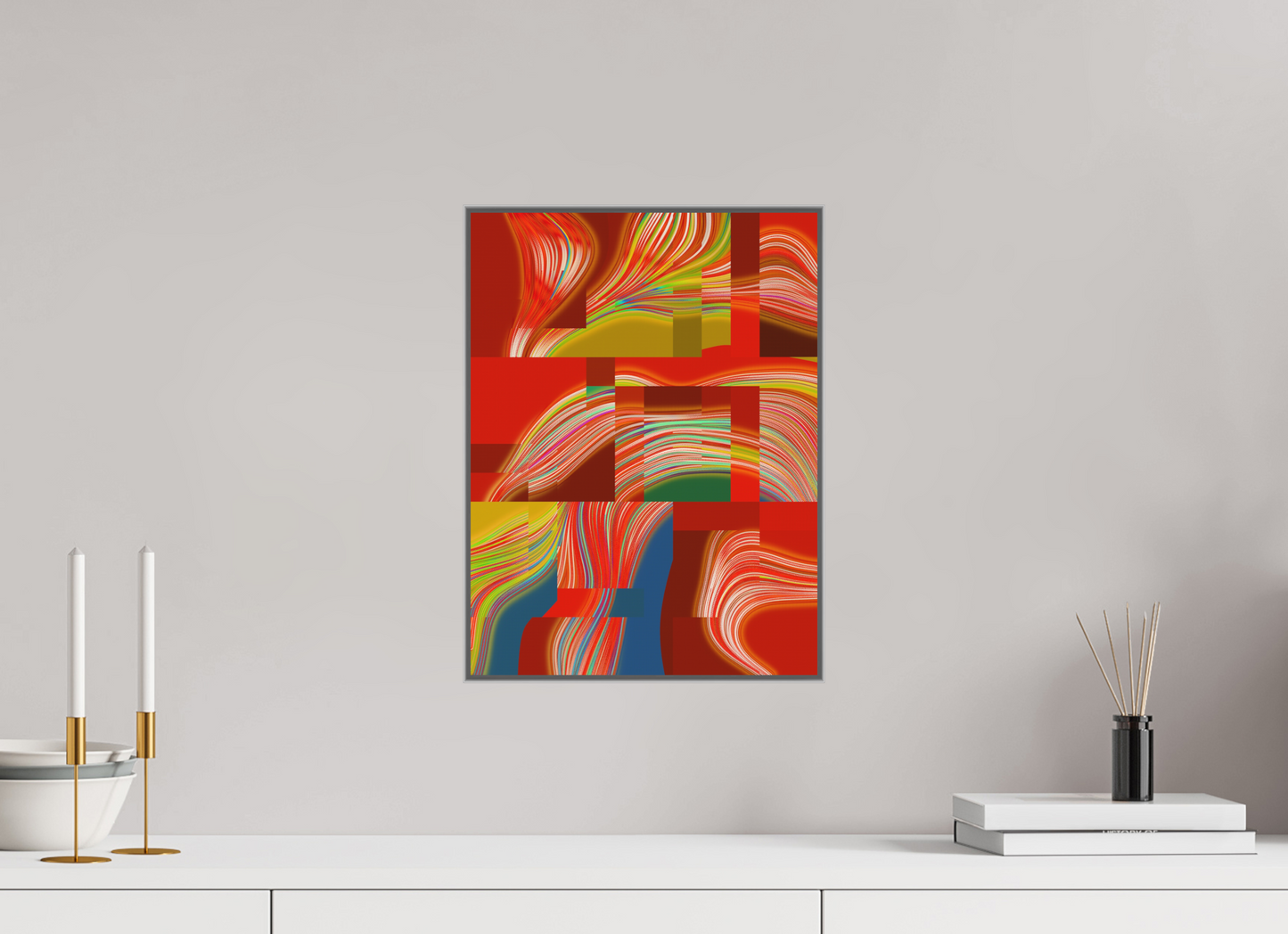 30 x 40 cm, Alu-Dibond in Aluminium Artbox Antiflow #16