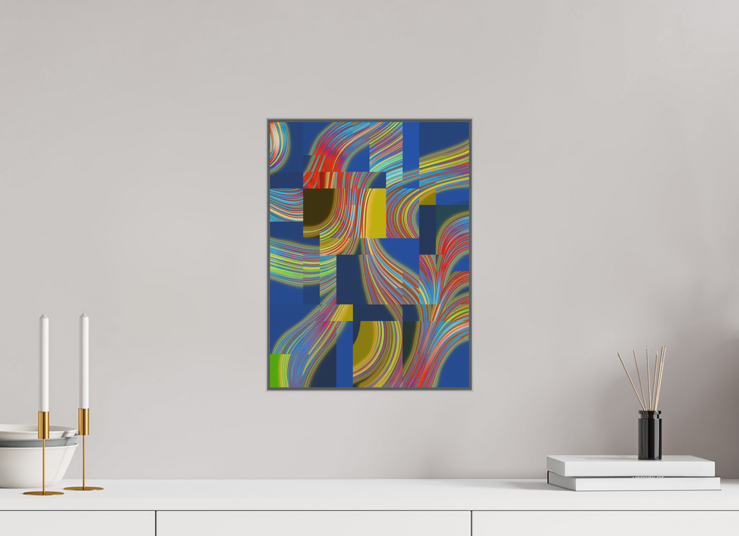 30 x 40 cm, Alu-Dibond in Aluminium Artbox Antiflow #13