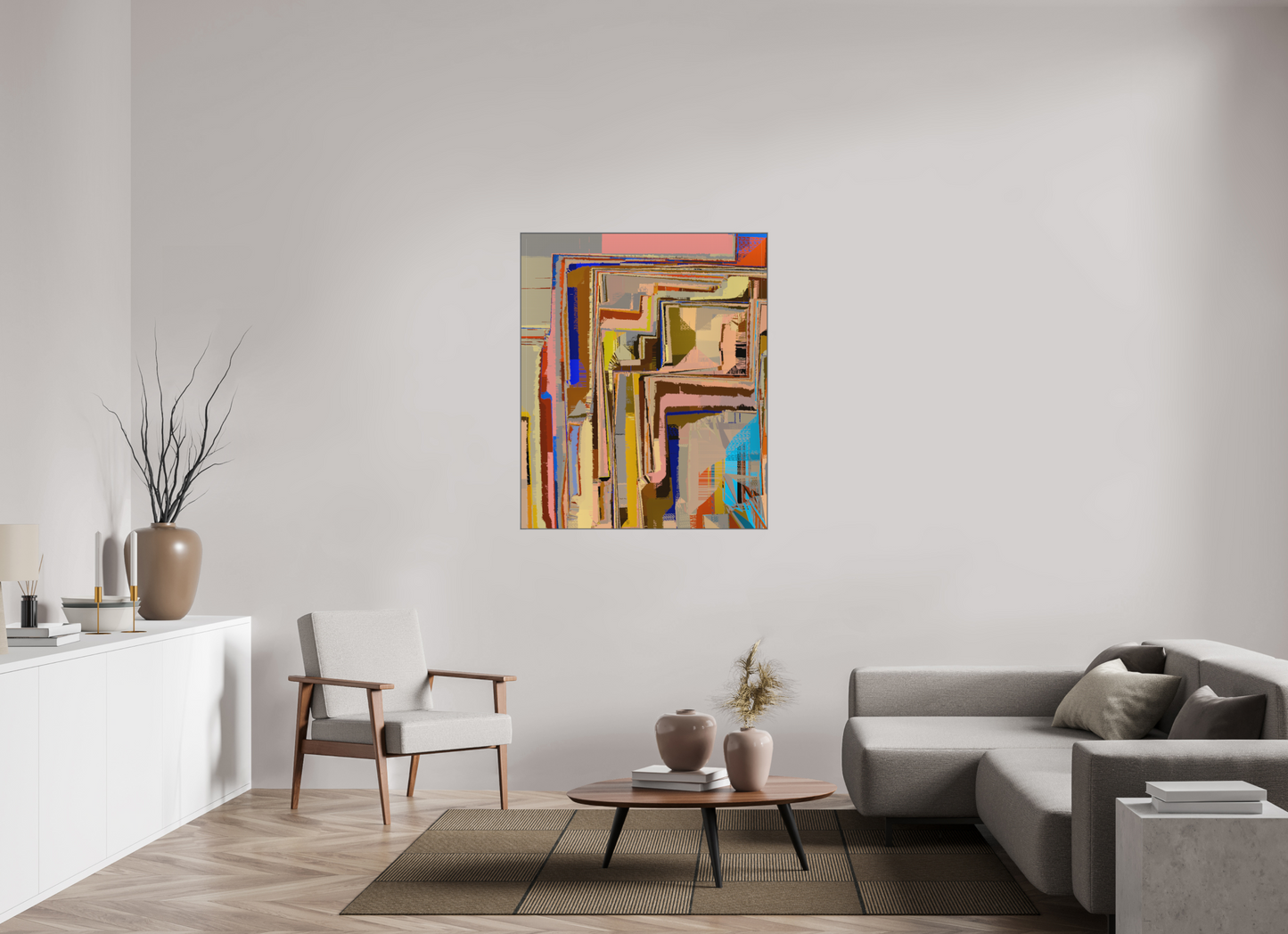 100 x 120 cm, Alu-Dibond in Aluminium Artbox interaction 724.167.757.857.300