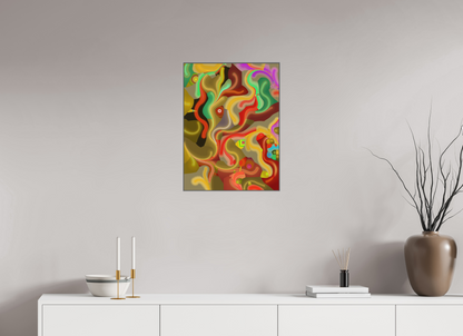 45 x 60 cm, Alu-Dibond in Aluminium Artbox Circollage #9